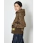 (UNISEX)SHARE パターンスタンドネックジップパーカー