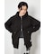(UNISEX)SHARE スタンドネックジップパーカー