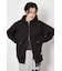 (UNISEX)SHARE スタンドネックジップパーカー