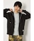 (UNISEX)SHARE スタンドネックジップパーカー
