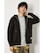 (UNISEX)SHARE スタンドネックジップパーカー