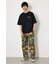 カモフラアップリケTシャツ