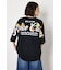 フラワースクリプトロゴ5分袖Tシャツ