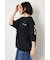 フラワースクリプトロゴ5分袖Tシャツ