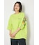 フラワースクリプトロゴ5分袖Tシャツ