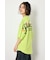 フラワースクリプトロゴ5分袖Tシャツ
