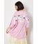 フラワースクリプトロゴ5分袖Tシャツ