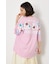 フラワースクリプトロゴ5分袖Tシャツ