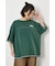 ヴィンテージライクステッチ5分袖Tシャツ