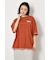 ヴィンテージライクステッチ5分袖Tシャツ