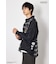 【UNISEX】(PEANUTS)チェック×デニムドッキングシャツ