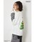 【UNISEX】(PEANUTS)フェイクレイヤードロングTシャツ