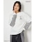 【UNISEX】(PEANUTS)フェイクレイヤードロングTシャツ