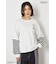 【UNISEX】(PEANUTS)フェイクレイヤードロングTシャツ