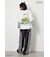 【UNISEX】(PEANUTS)フェイクレイヤードロングTシャツ