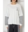 【UNISEX】(PEANUTS)フェイクレイヤードロングTシャツ