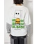 【UNISEX】(PEANUTS)フェイクレイヤードロングTシャツ
