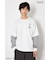 【UNISEX】(PEANUTS)フェイクレイヤードロングTシャツ