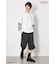 【UNISEX】(PEANUTS)フェイクレイヤードロングTシャツ