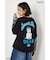 【UNISEX】(PEANUTS)フェイクレイヤードロングTシャツ