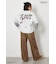【UNISEX】(PEANUTS)フェイクレイヤードロングTシャツ
