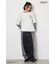 【UNISEX】(PEANUTS)スウェットドッキング リメイクデニム