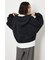 エンボス W-ZIP ショート パーカー