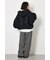 エンボス W-ZIP ショート パーカー