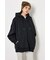 【UNISEX】エンボス W-ZIP ビッグ パーカー