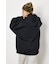 【UNISEX】エンボス W-ZIP ビッグ パーカー