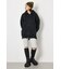 【UNISEX】エンボス W-ZIP ビッグ パーカー