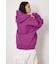 【UNISEX】エンボス W-ZIP ビッグ パーカー