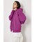 【UNISEX】エンボス W-ZIP ビッグ パーカー