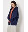 【UNISEX】エンボス W-ZIP ビッグ パーカー