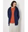 【UNISEX】エンボス W-ZIP ビッグ パーカー