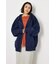【UNISEX】エンボス W-ZIP ビッグ パーカー