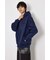 【UNISEX】エンボス W-ZIP ビッグ パーカー