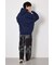 【UNISEX】エンボス W-ZIP ビッグ パーカー