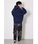 【UNISEX】エンボス W-ZIP ビッグ パーカー