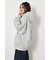 【UNISEX】エンボス W-ZIP ビッグ パーカー