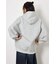 【UNISEX】エンボス W-ZIP ビッグ パーカー