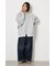 【UNISEX】エンボス W-ZIP ビッグ パーカー