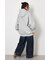 【UNISEX】エンボス W-ZIP ビッグ パーカー