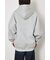【UNISEX】エンボス W-ZIP ビッグ パーカー
