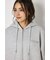 【UNISEX】エンボス W-ZIP ビッグ パーカー