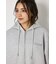 【UNISEX】エンボス W-ZIP ビッグ パーカー