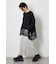 レースドッキングロングスリーブTシャツ