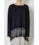 レースドッキングロングスリーブTシャツ