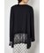 レースドッキングロングスリーブTシャツ