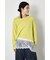レースドッキングロングスリーブTシャツ